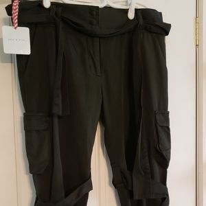 Sass and Bide bindings black cargo pants 27